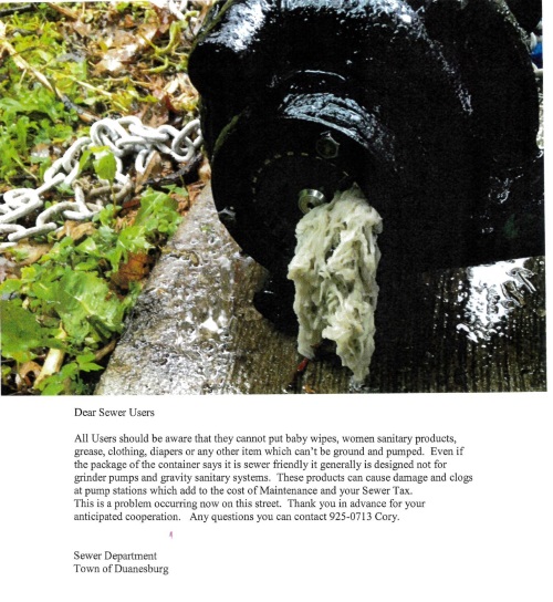 Sewer Notice